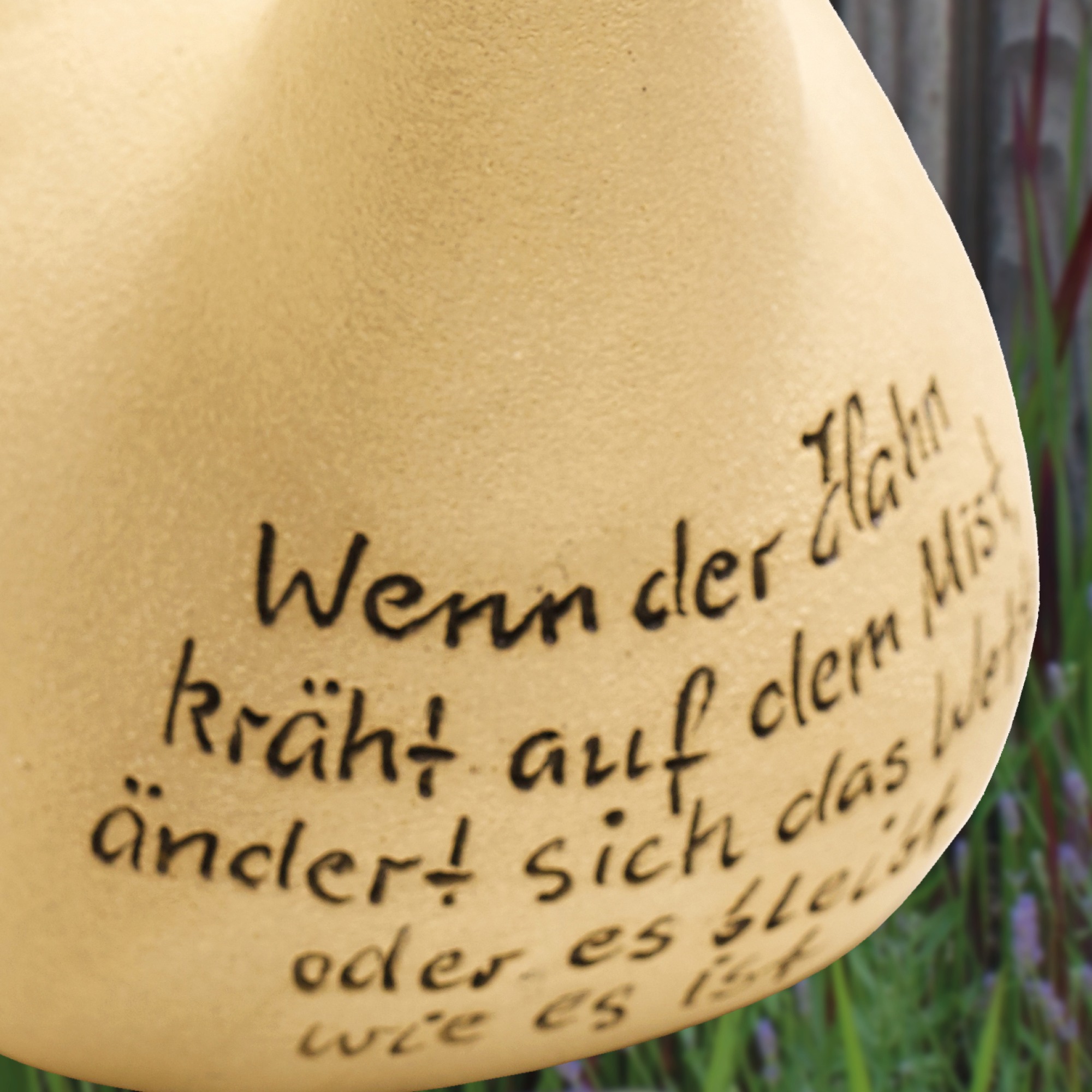 Hahn sitzend