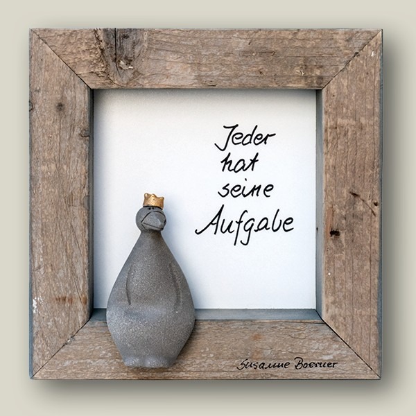 Jeder hat seine Aufgabe