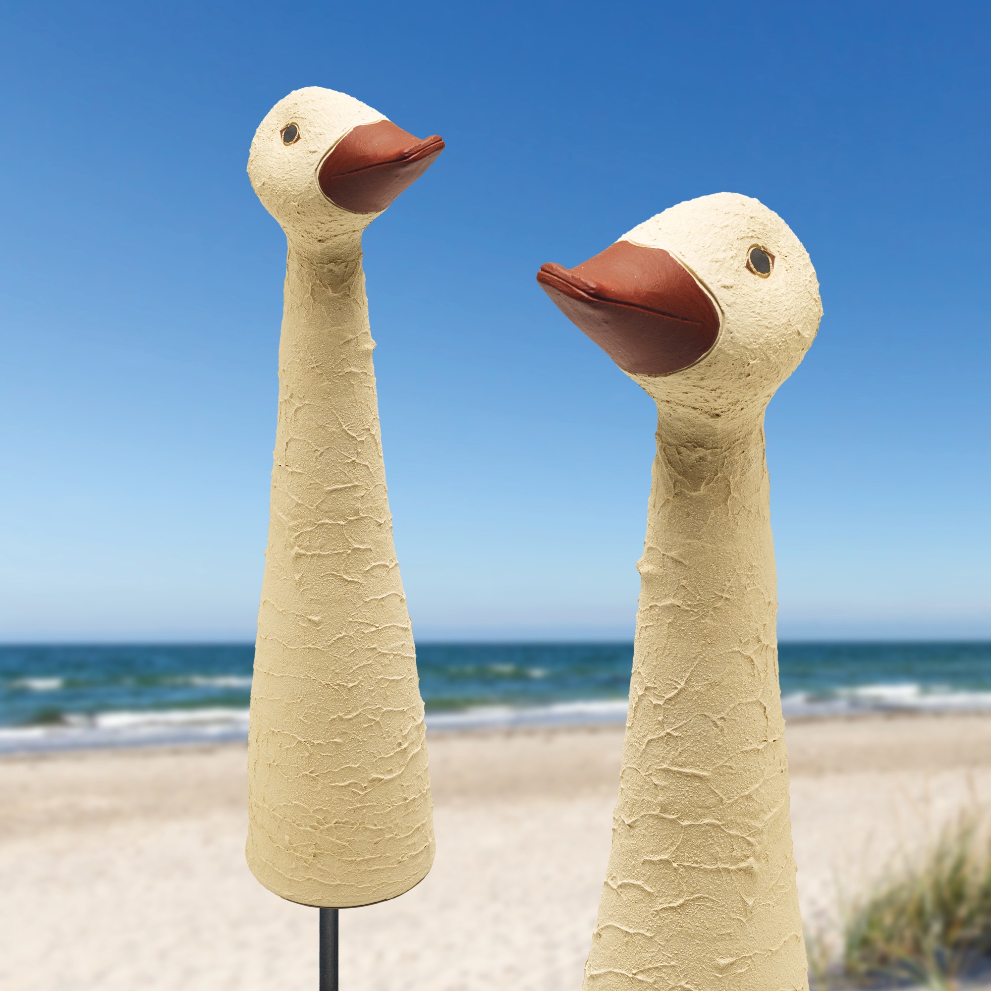 Gans neugierig