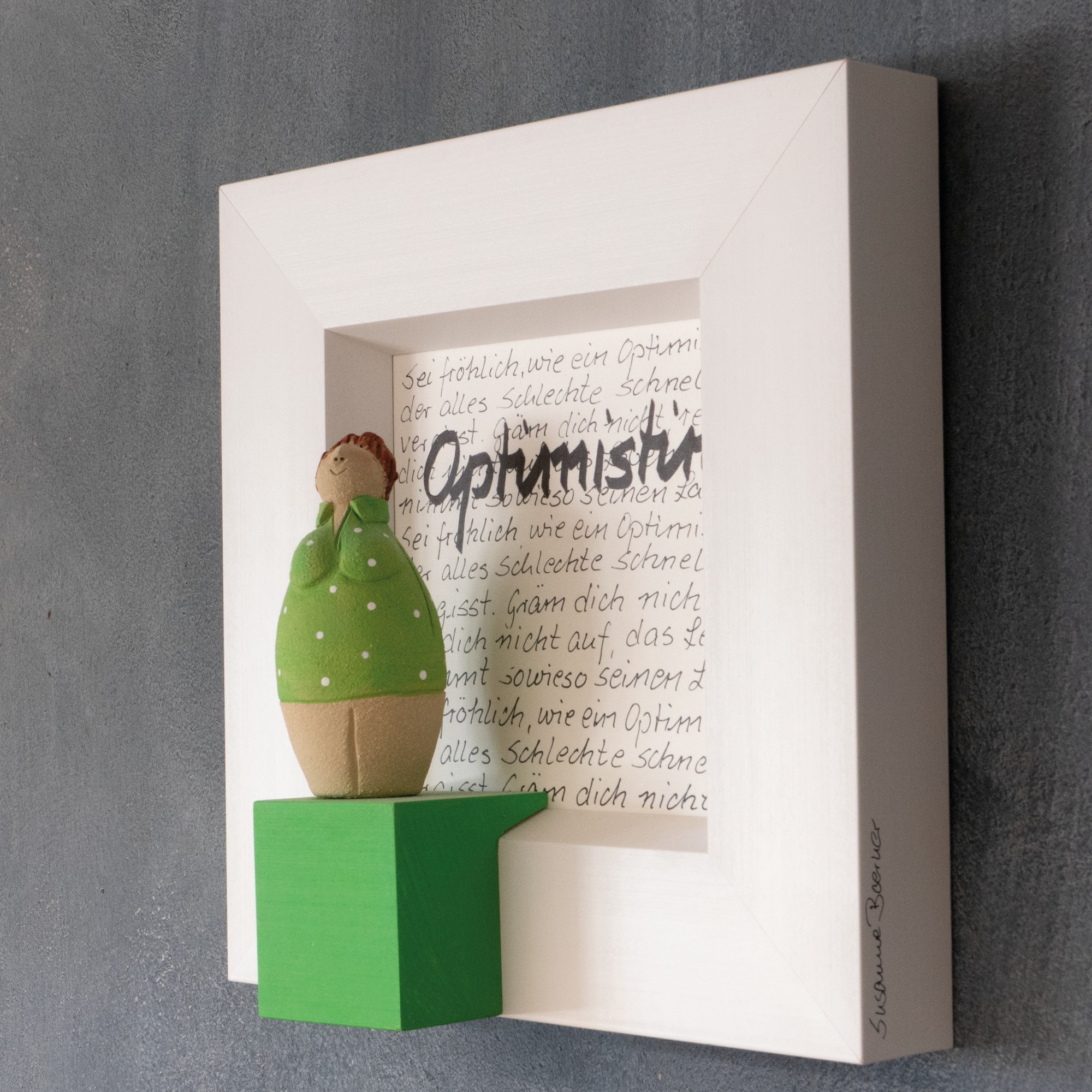 Aus dem Rahmen gefallen – Optimistin